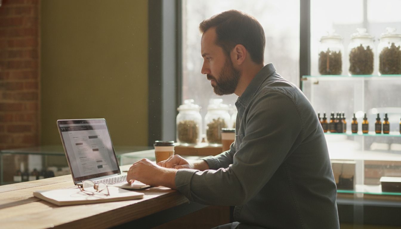 CBD merchant reviewing Shopify gateway and merchant account options