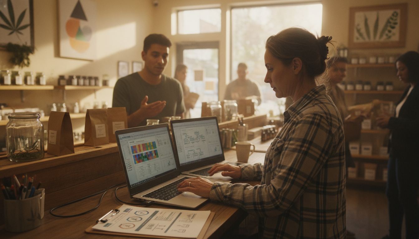 A shop owner comparing point-of-sale software against compliance needs